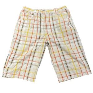 Vintage Southpole Shorts Baggy Plaid Mens 38 Skater Grunge Hip Hop 90s Y2K Plaid